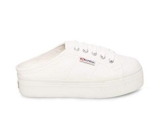 Superga 2284 Cotw White - Womens Superga Slip on Shoes